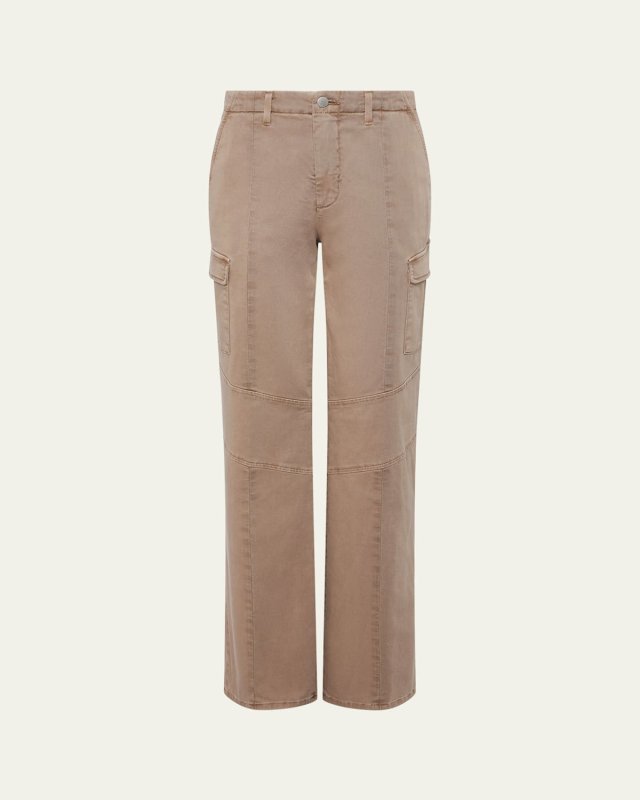 Brooklyn High-Rise Utility Wide-Leg Jeans